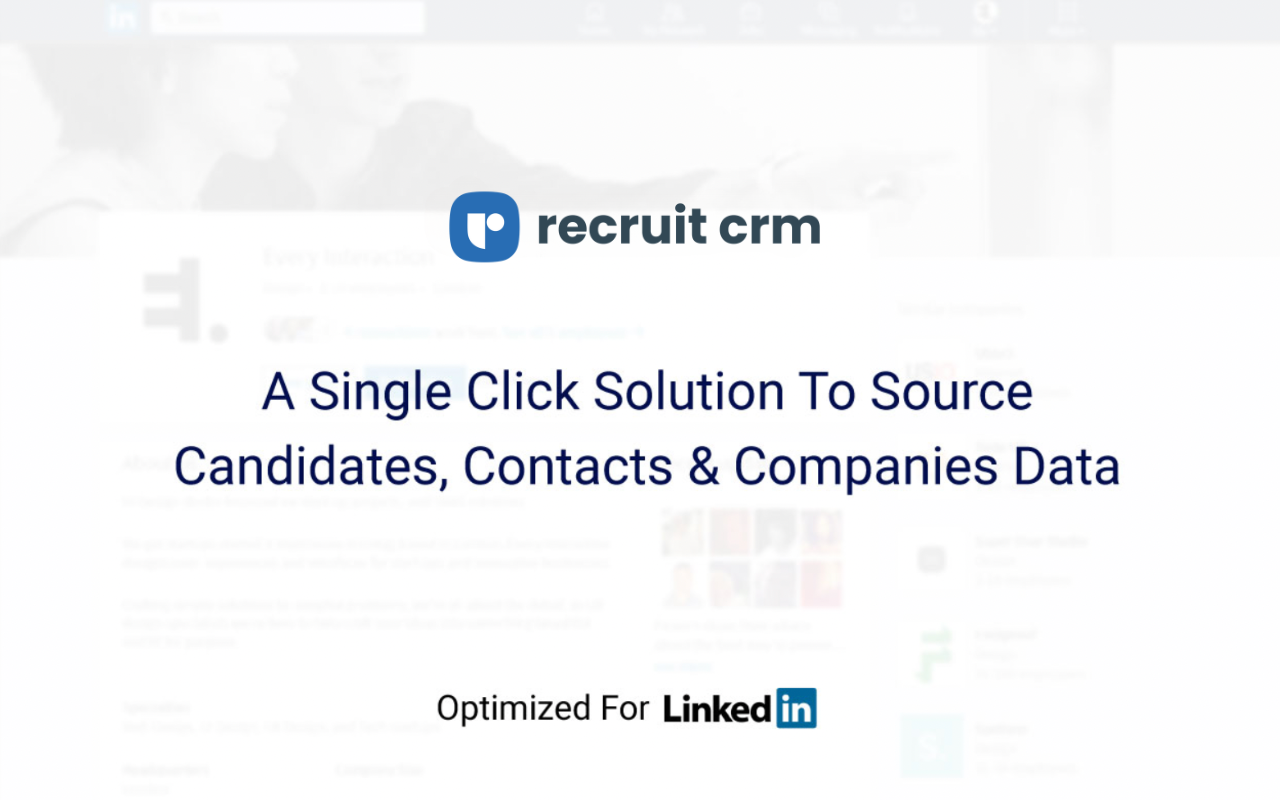 Recruit CRM - Enterprise (CA) Sourcing Extn - 截图 2