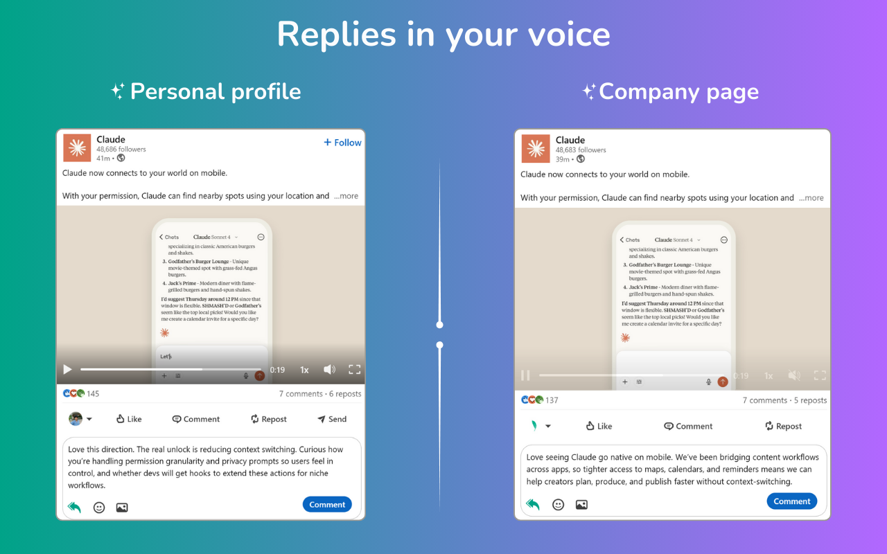 ReplyTruck - AI Assistant for LinkedIn Engagement - 截图 5