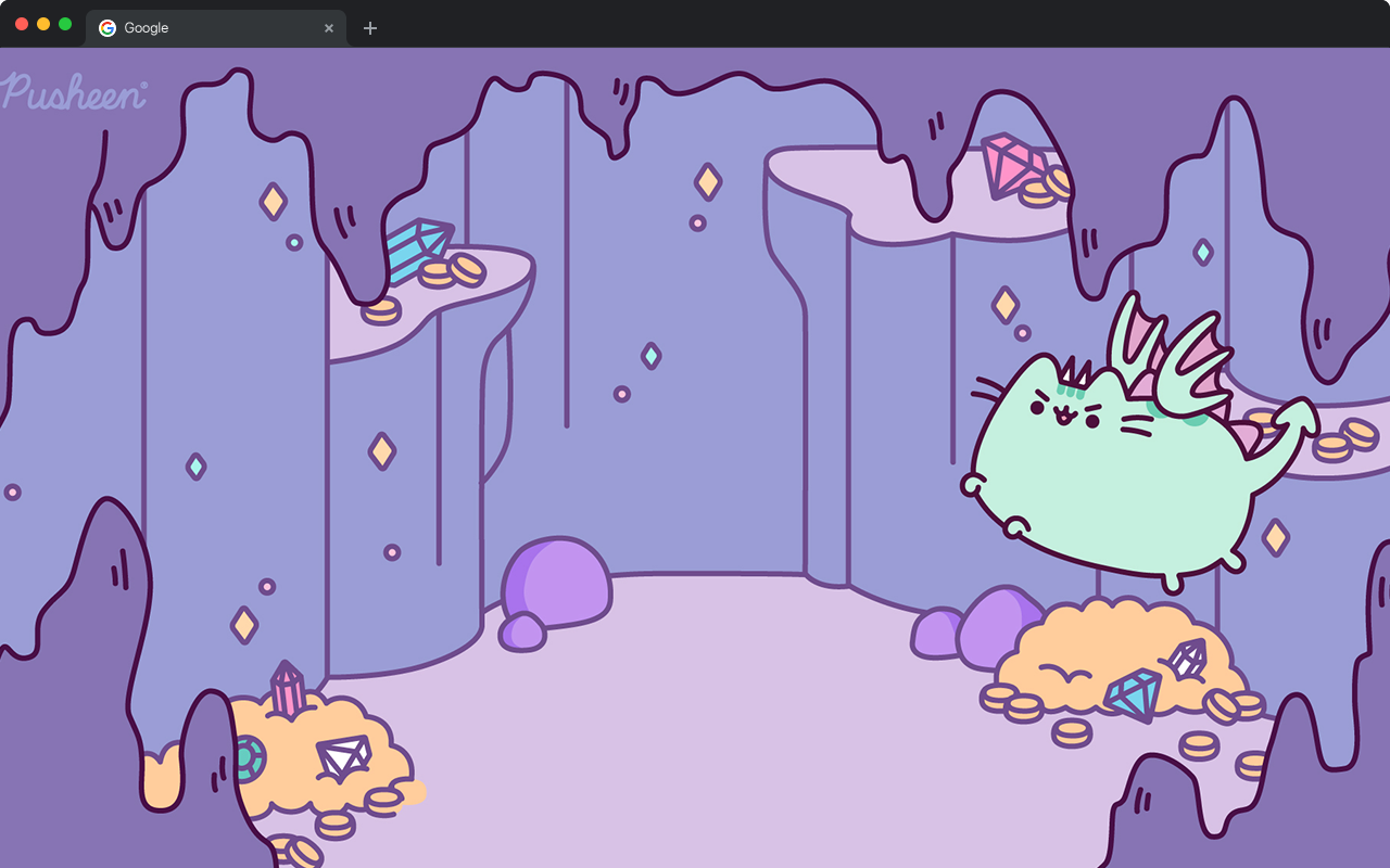 Pusheen Cat Wallpapers HD New Tab - Cute Kawaii Backgrounds - 截图 3