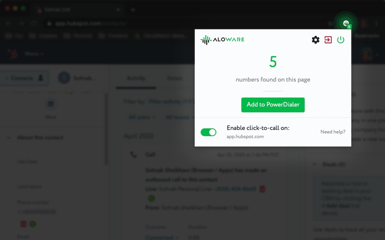 Aloware Click-To-Call - 截图 3