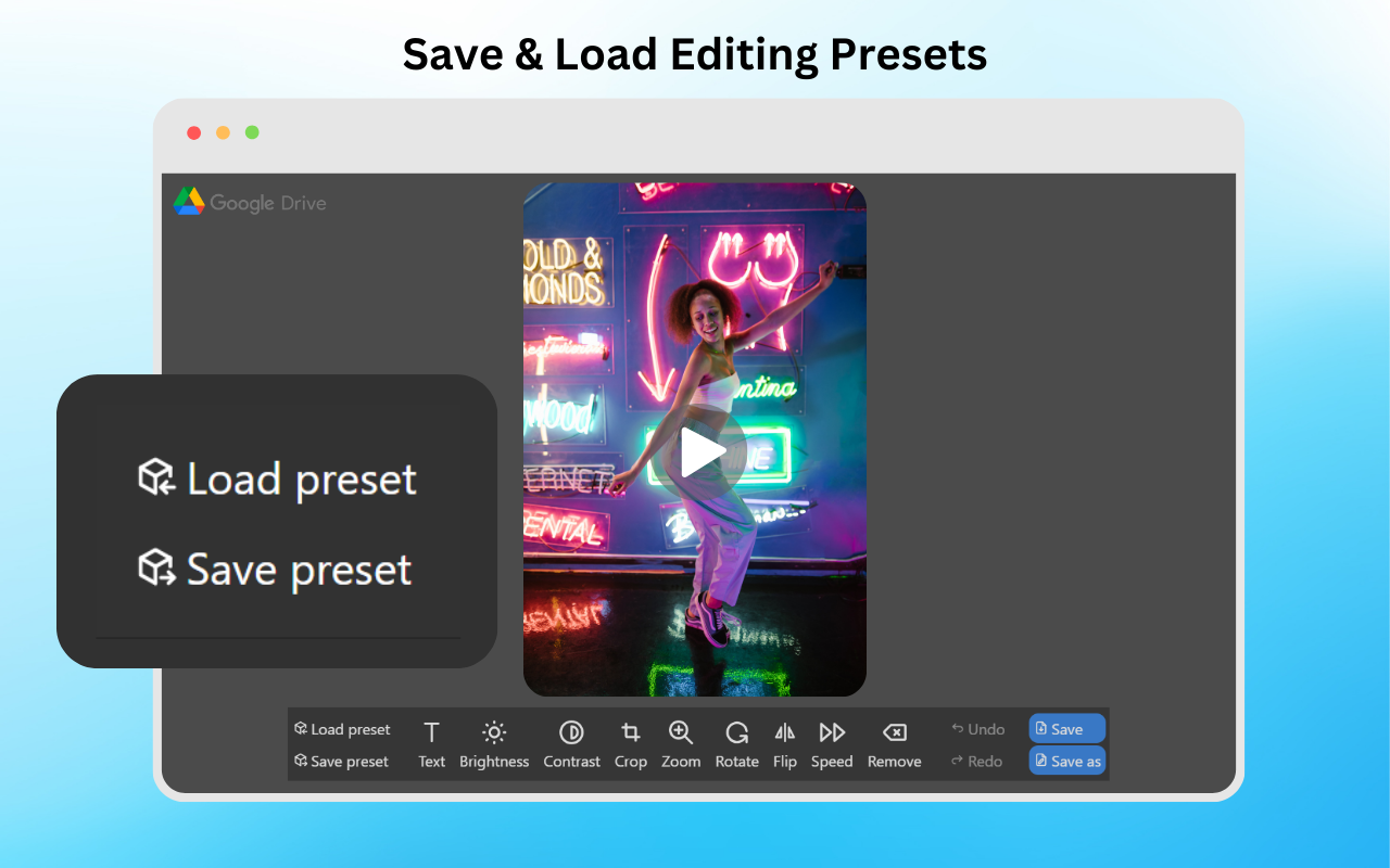 Video Editor by DriveEditor.com - 截图 1