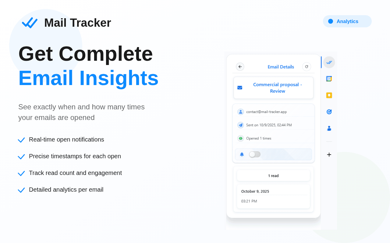 Mail-Tracker - 截图 1