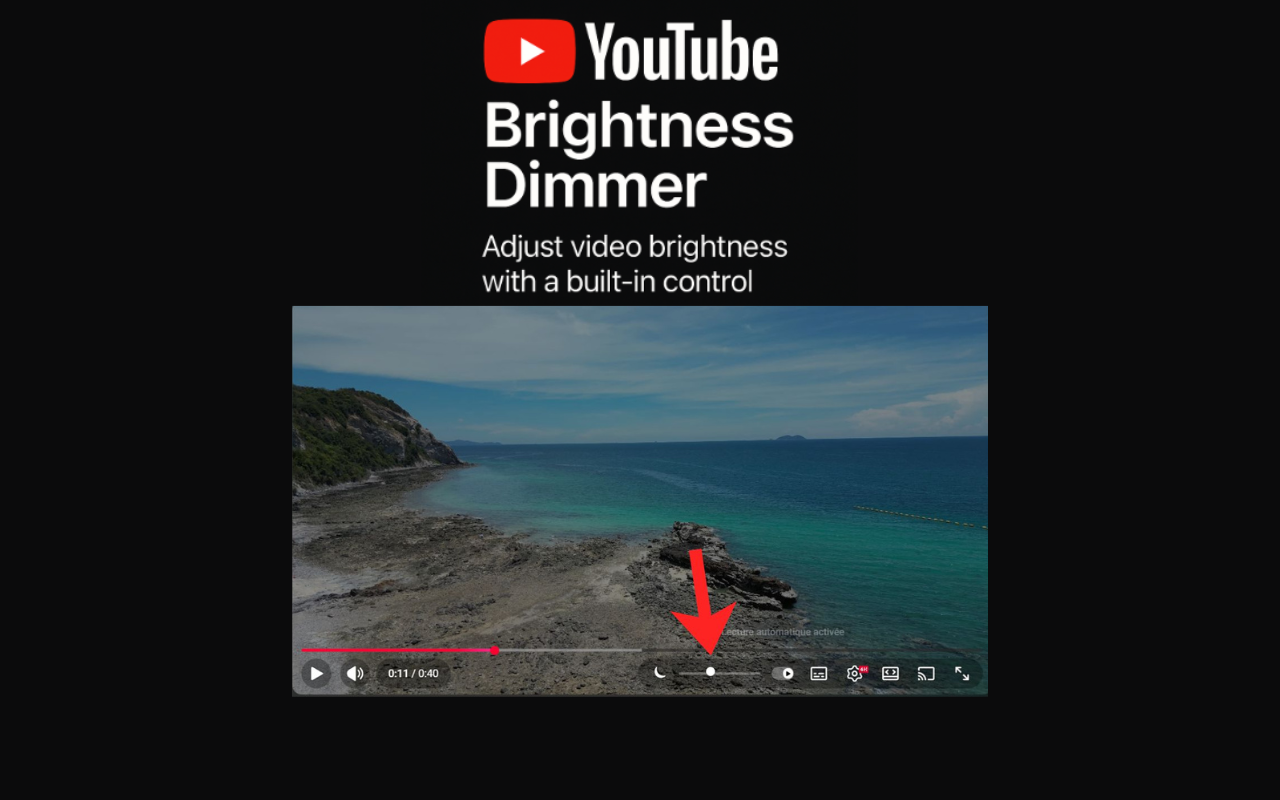 YouTube Brightness Dimmer – Video Dark Mode - 截图 2