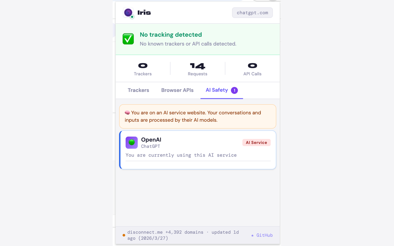 Iris — 隐私与 AI 安全 - 截图 3