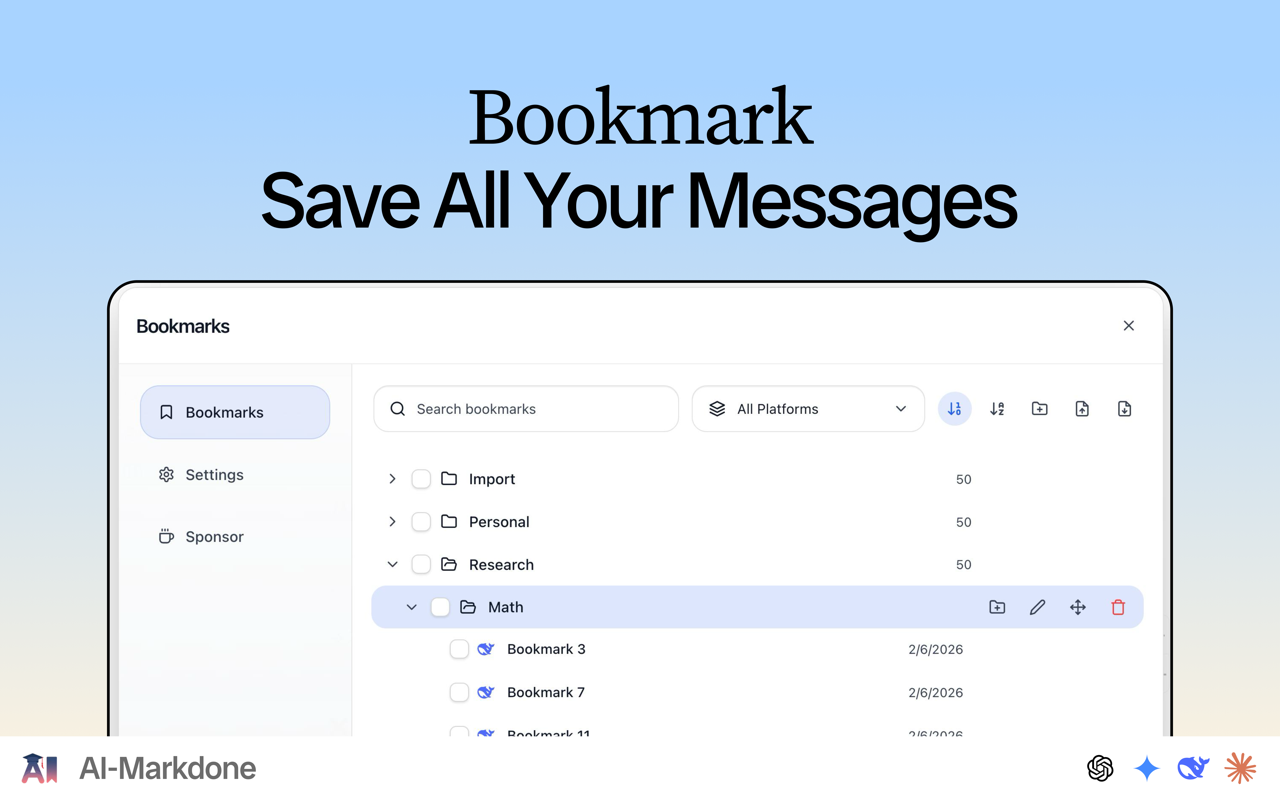 AI-MarkDone — ChatGPT 导航、阅读与知识整理插件 - 截图 4