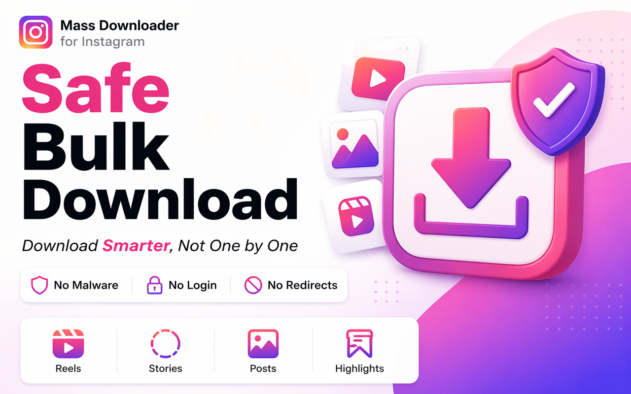 Mass Downloader for Instagram – Safe Bulk Download - 截图 2