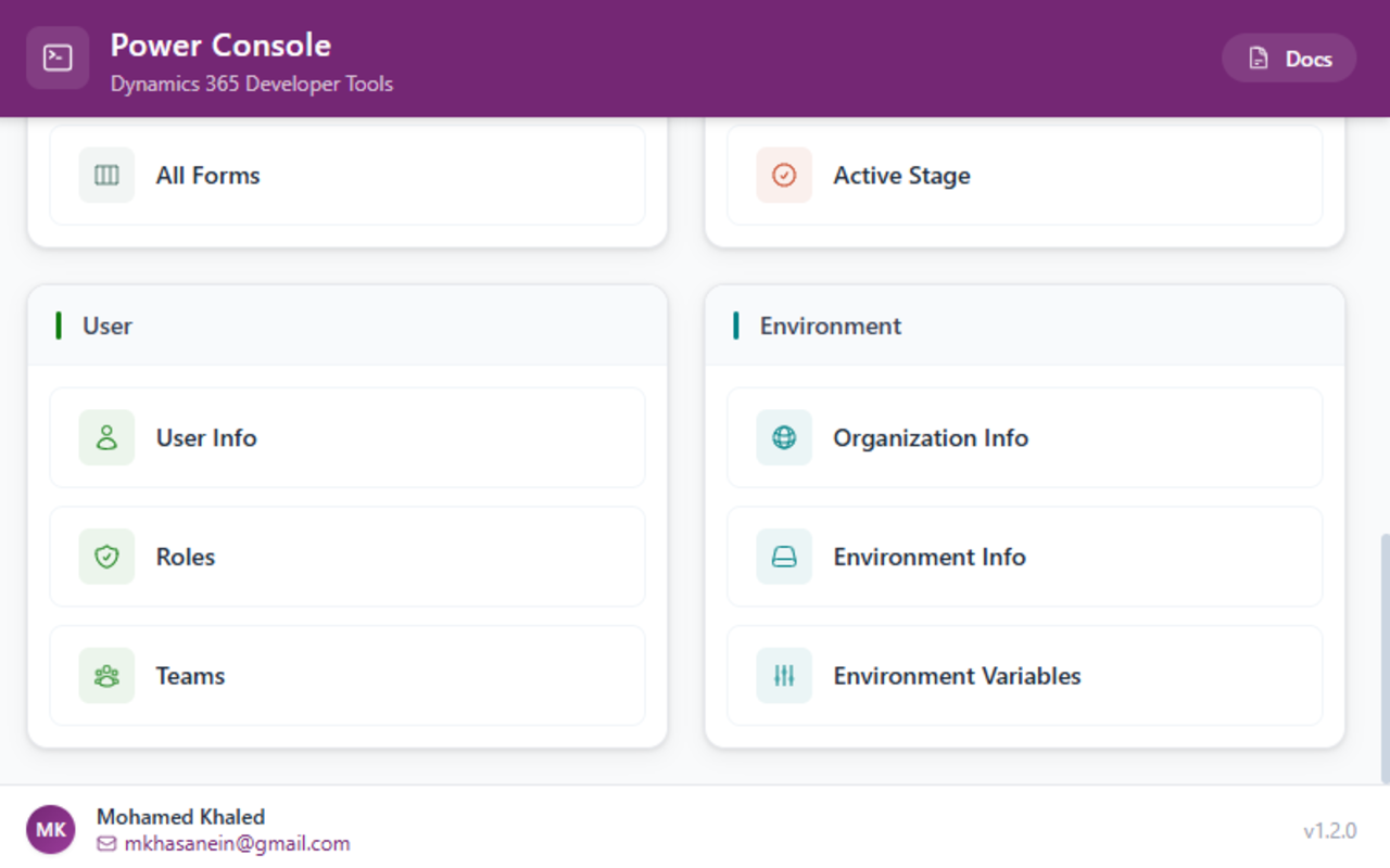 Power Console - Dynamics 365 Developer Toolkit - 截图 1