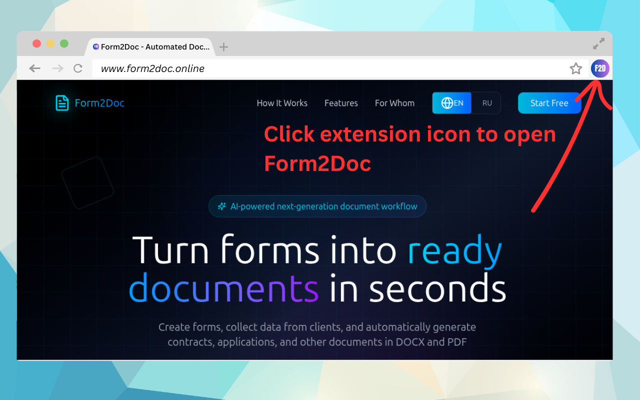 Form2Doc - Form to document - 截图 3
