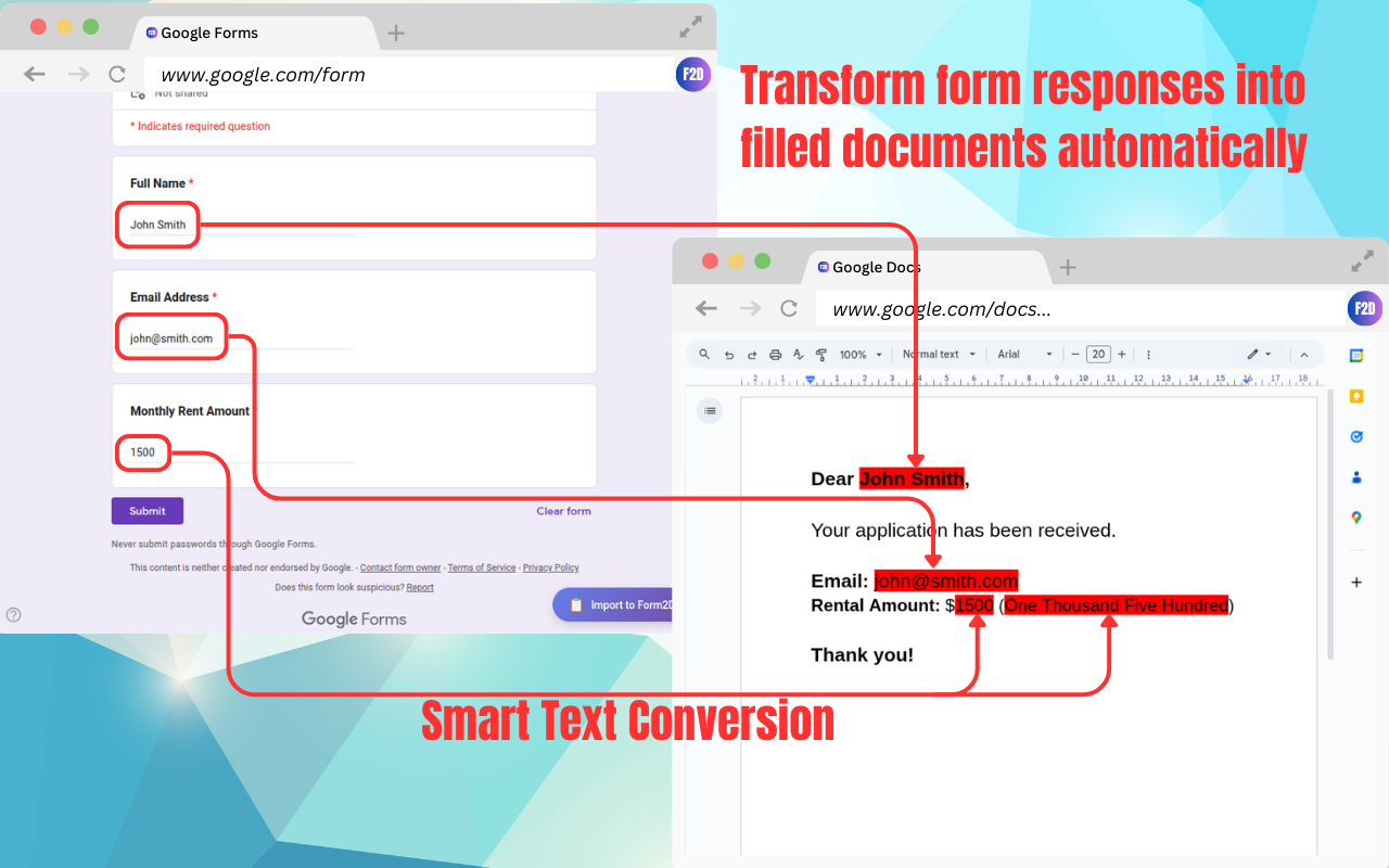 Form2Doc - Form to document - 截图 4