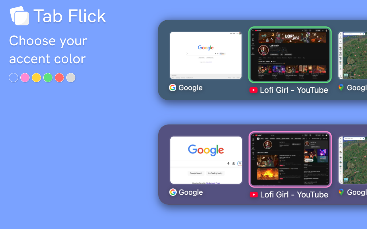 Tab Flick ✨ — switch your tabs fast, like on Windows or macOS - 截图 3