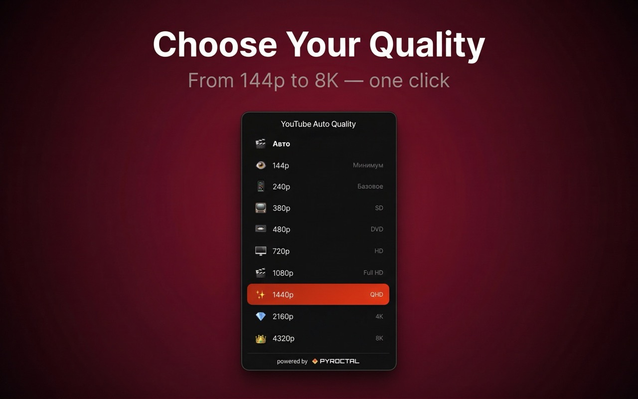 YouTube Auto Quality - 截图 2
