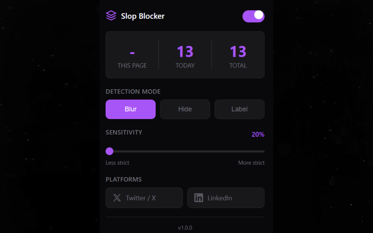 AI Slop Blocker - 截图 2