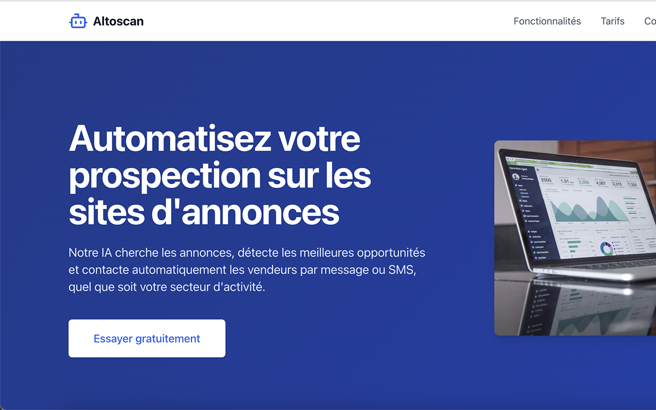 Altoscan.fr - Synchronisez vos comptes - 截图 1