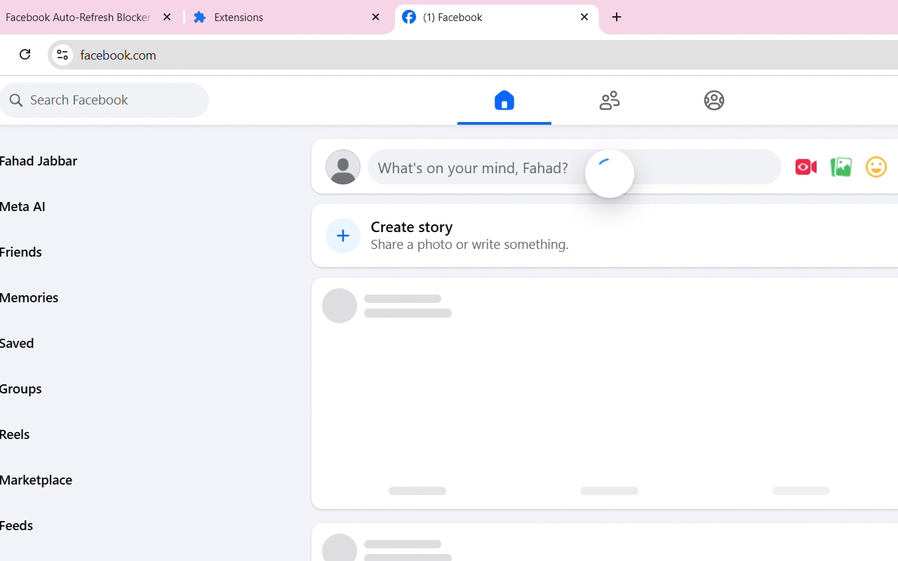 Facebook 自动刷新拦截器 - 截图 1