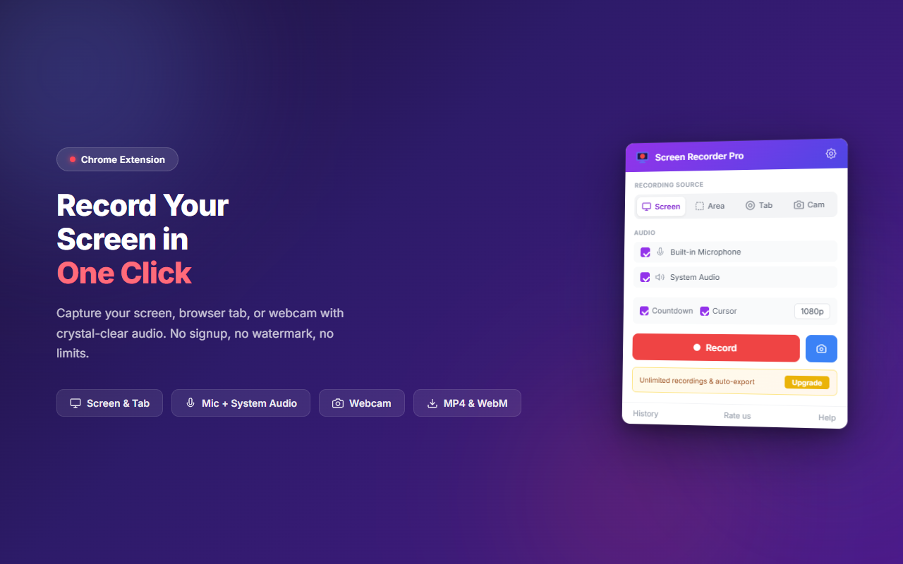 Screen Recorder Pro - 截图 3