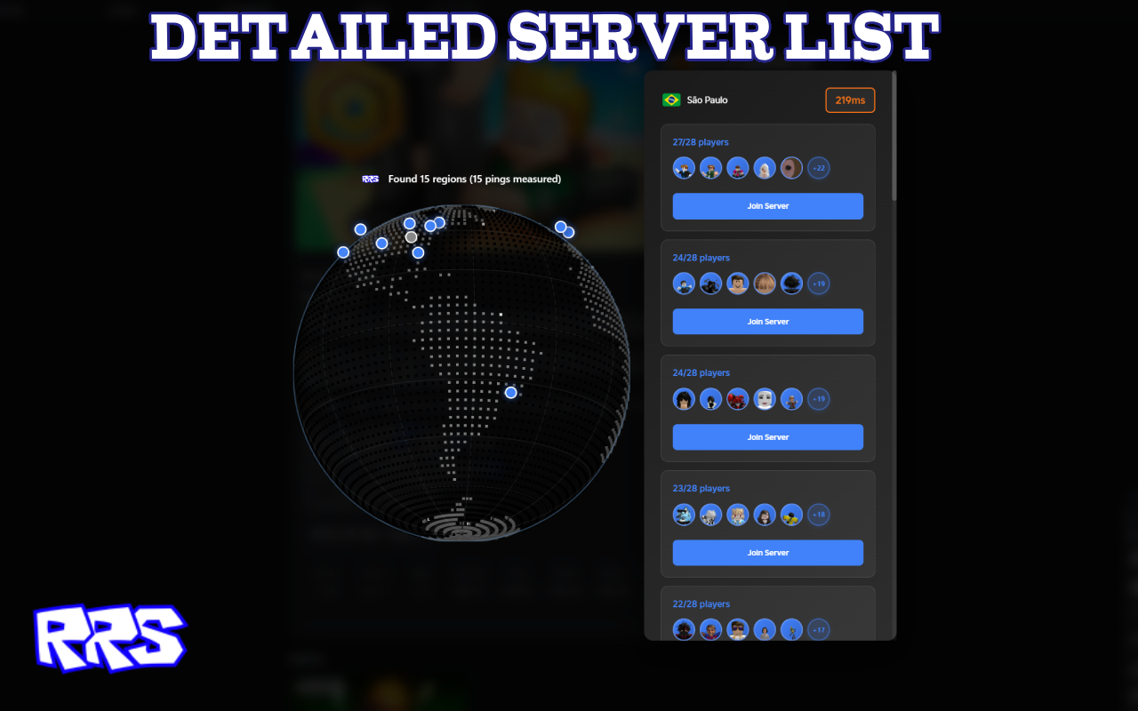 Roblox Region Selector - 截图 2