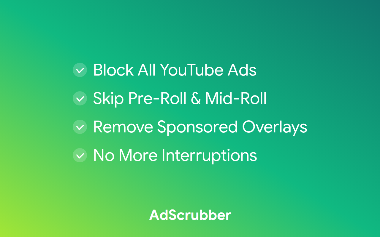 AdScrubber - Adblocker for Google Chrome - 截图 5