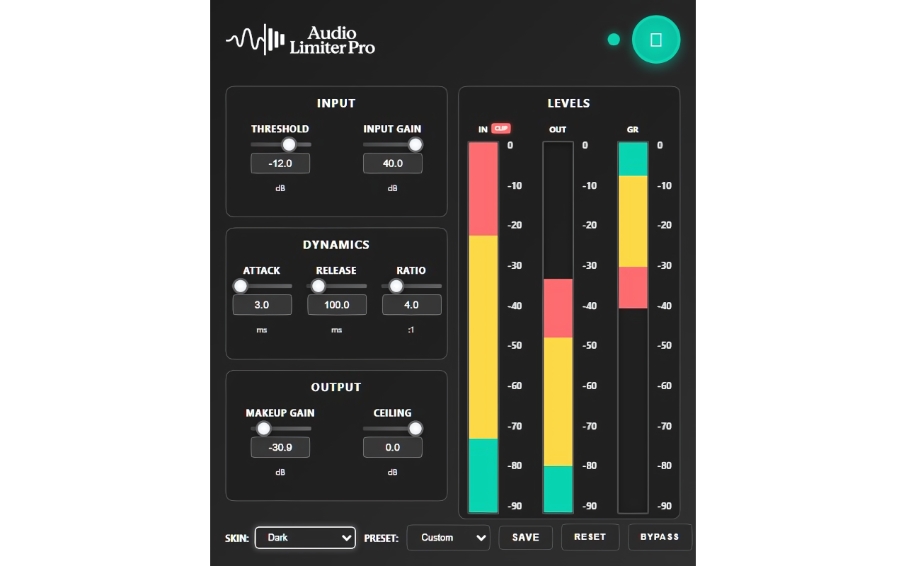 Audio Limiter Pro - 截图 4