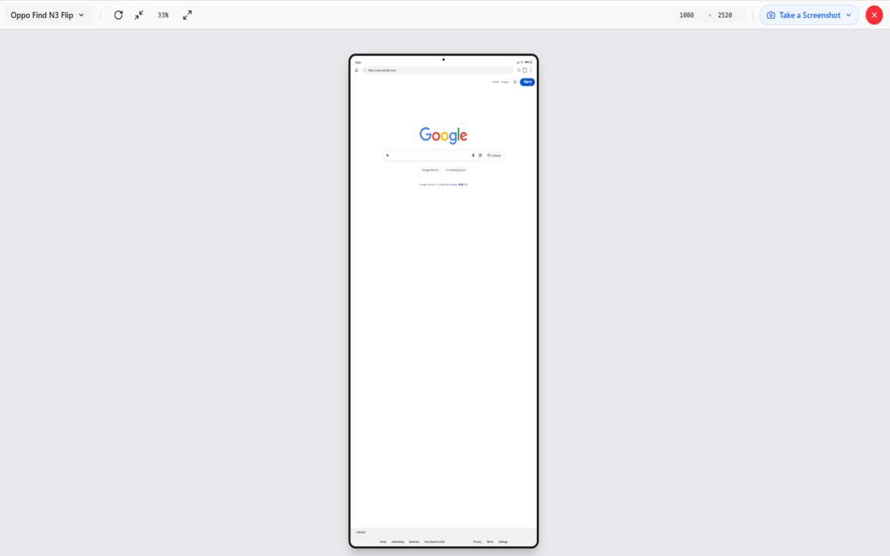 Mobile phone emulator - test websites - 截图 3