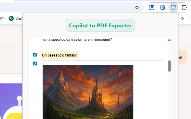 Copilot to PDF Exporter - 截图 1
