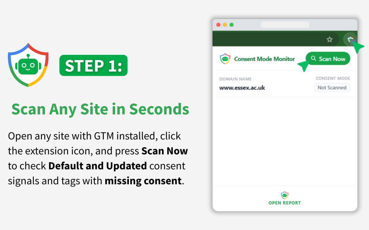 Consent Mode Monitor: Free GTM scanner - 截图 1