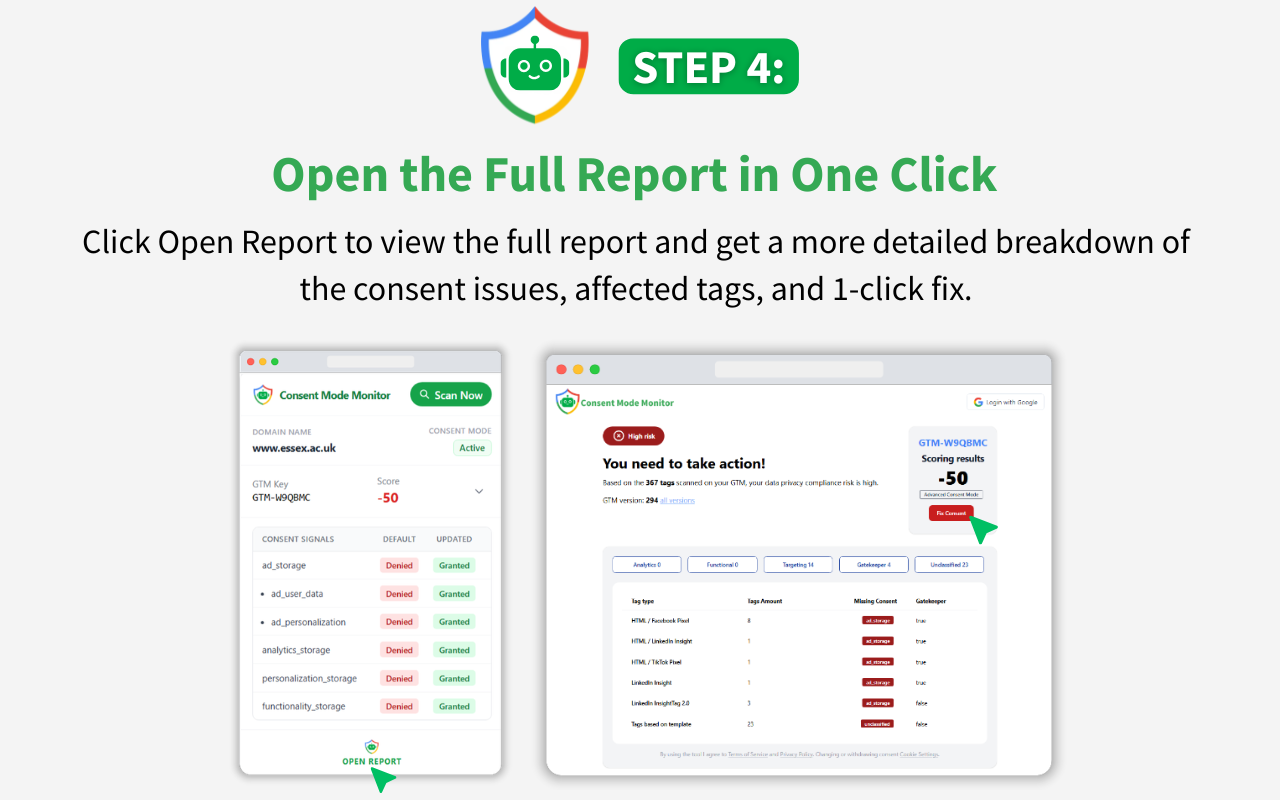 Consent Mode Monitor: Free GTM scanner - 截图 2