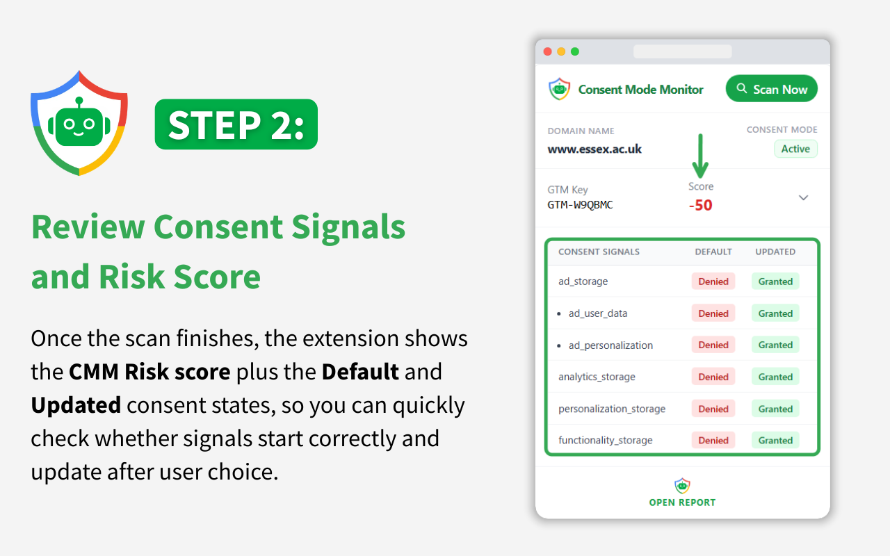 Consent Mode Monitor: Free GTM scanner - 截图 3
