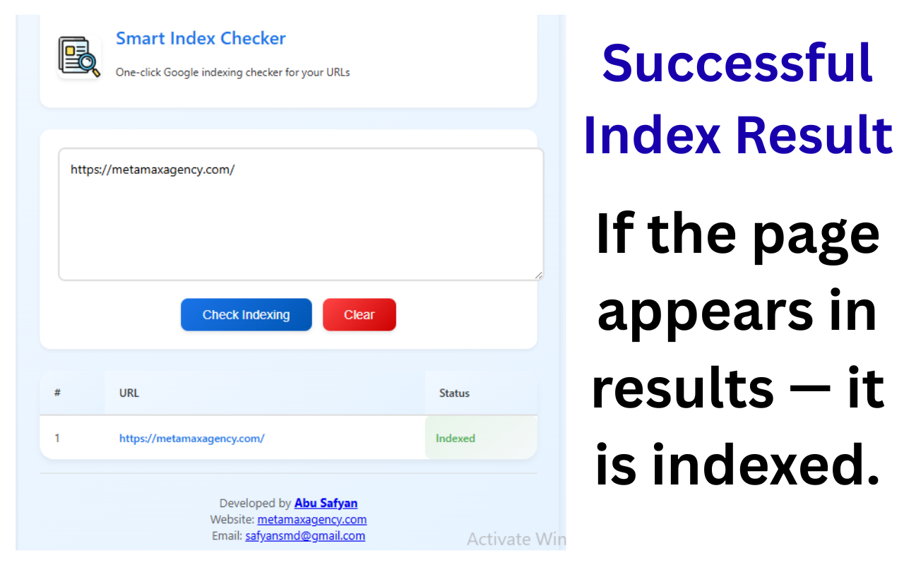 Smart Index Checker - Bulk & Unlimited Checking - 截图 1