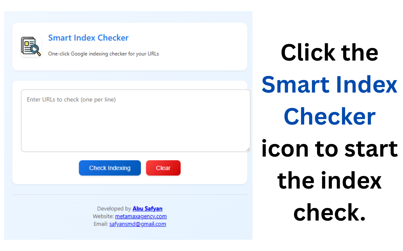 Smart Index Checker - Bulk & Unlimited Checking - 截图 2