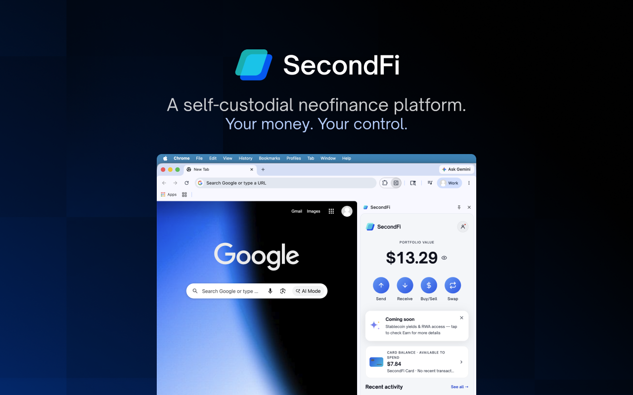SecondFi - 截图 1