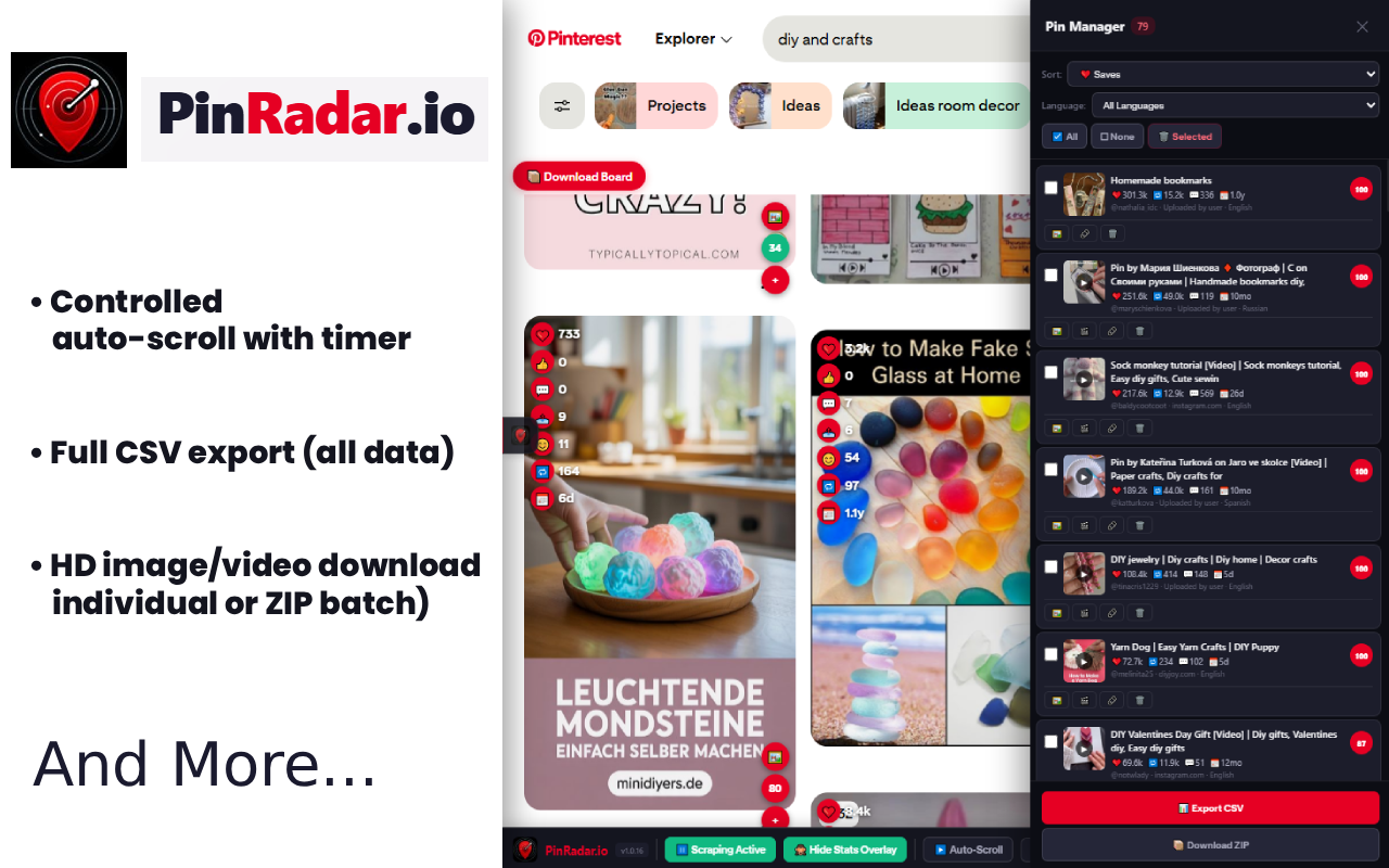 PinRadar.io — Viral Pins & Hidden Pinterest Analytics - 截图 5