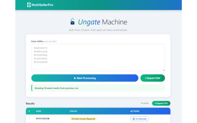 MSP Ungate Machine - 截图 1