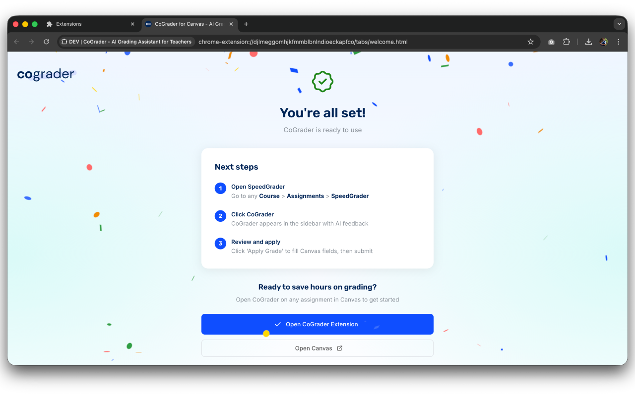 CoGrader for Canvas - AI Grader - 截图 2