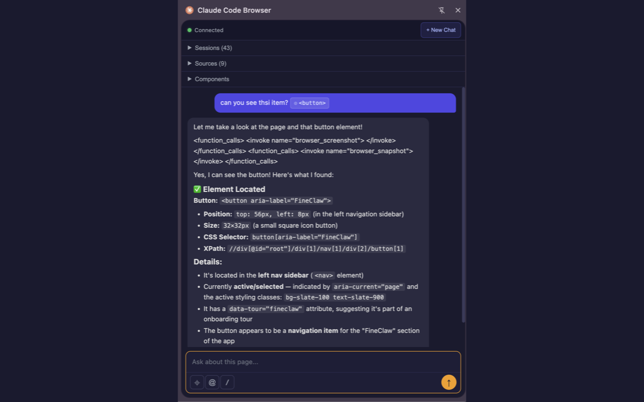 Claude Code Browser - 截图 1