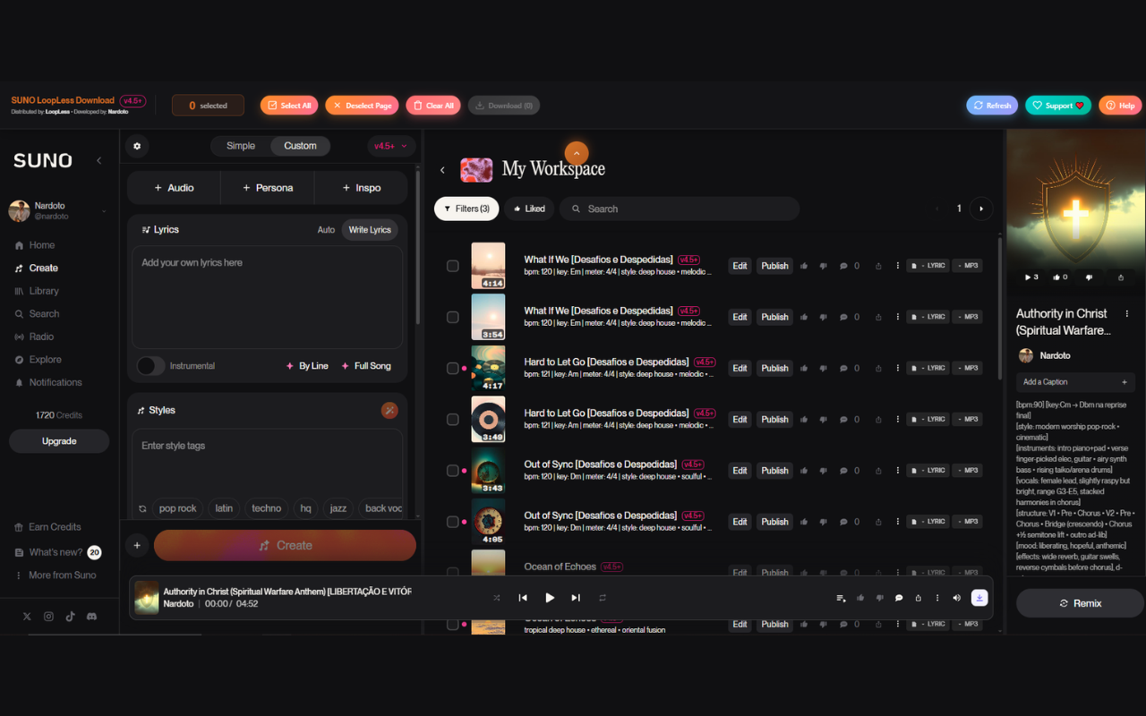 SUNO LoopLess Download - 截图 1