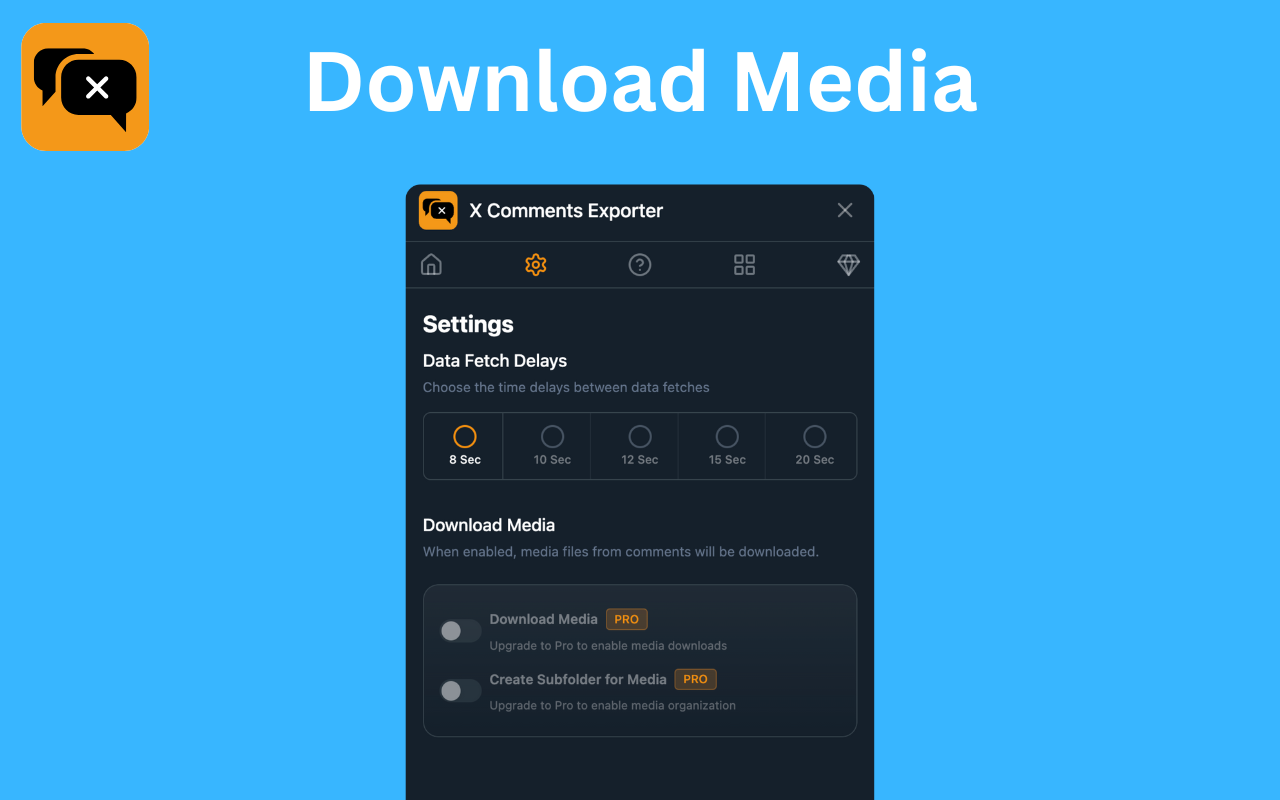 X Comments Exporter - Export Twitter Comments - 截图 3