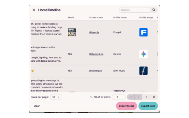 X (Twitter) Exporter – Download Tweets, Followers, Media & Bookmarks - 截图 2