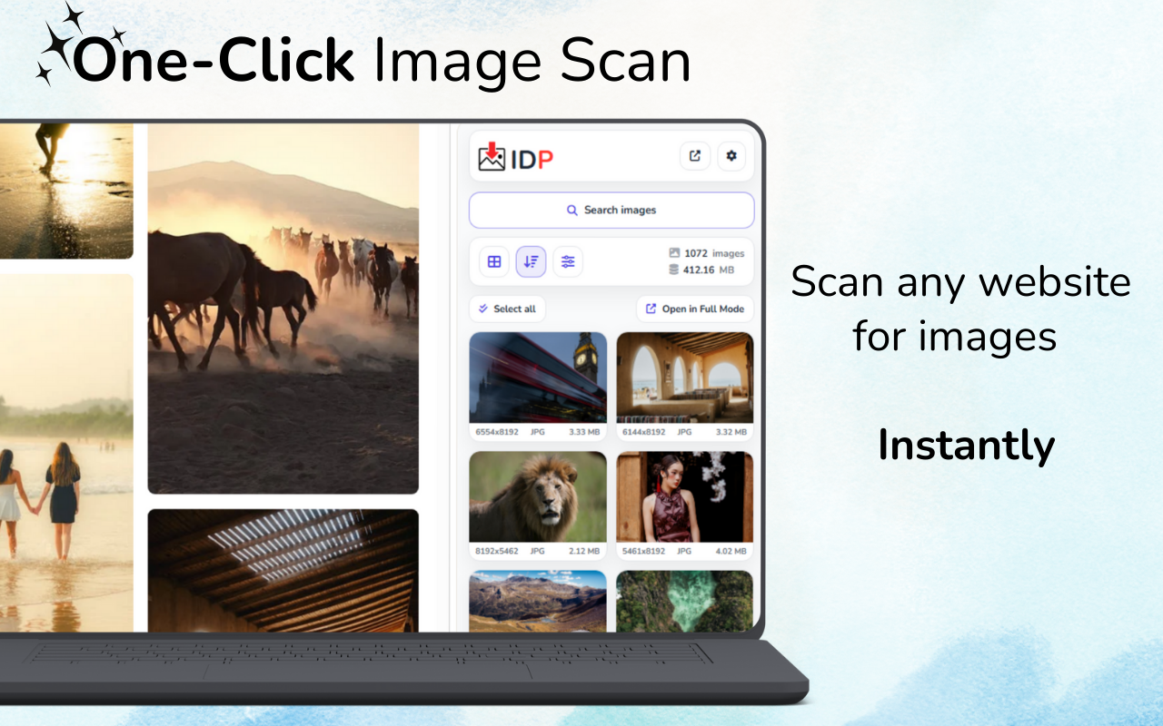 Image Downloader Pro - 批量下载网站图片 - 截图 3
