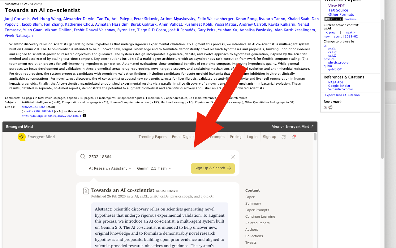 Emergent Mind — arXiv Integration - 截图 3
