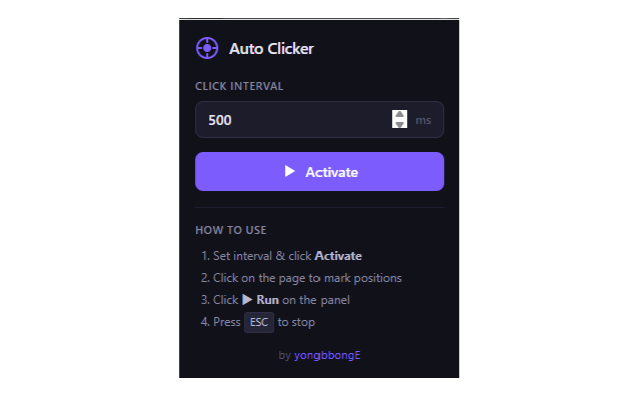 Auto Clicker - 수강신청 자동 매크로 - 截图 2
