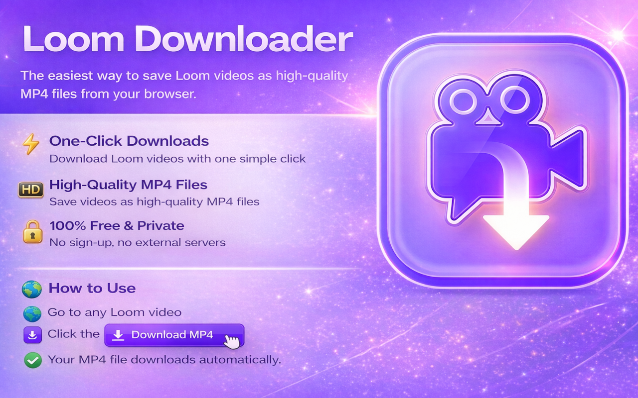 Loom Downloader - 截图 1