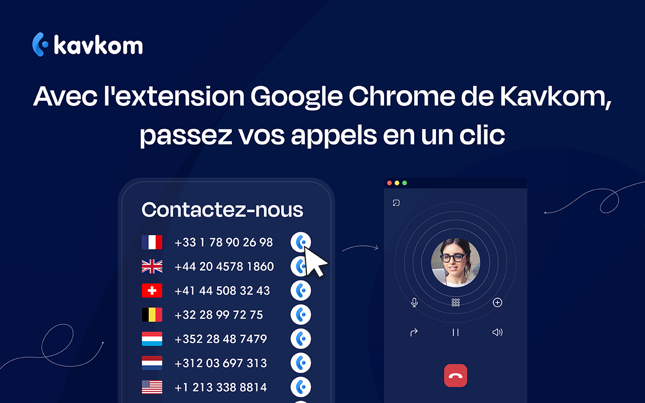 Kavkom Click to Call and Activity - 截图 1