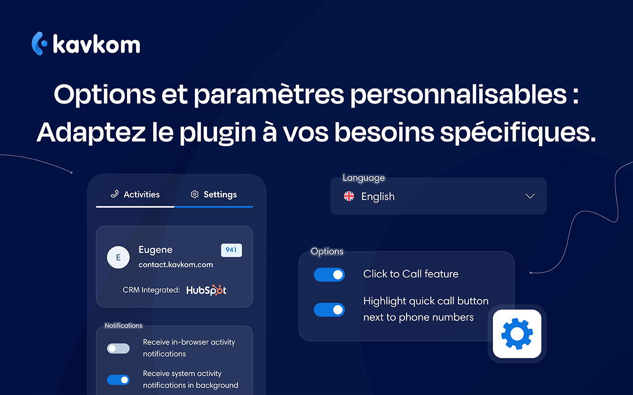 Kavkom Click to Call and Activity - 截图 2