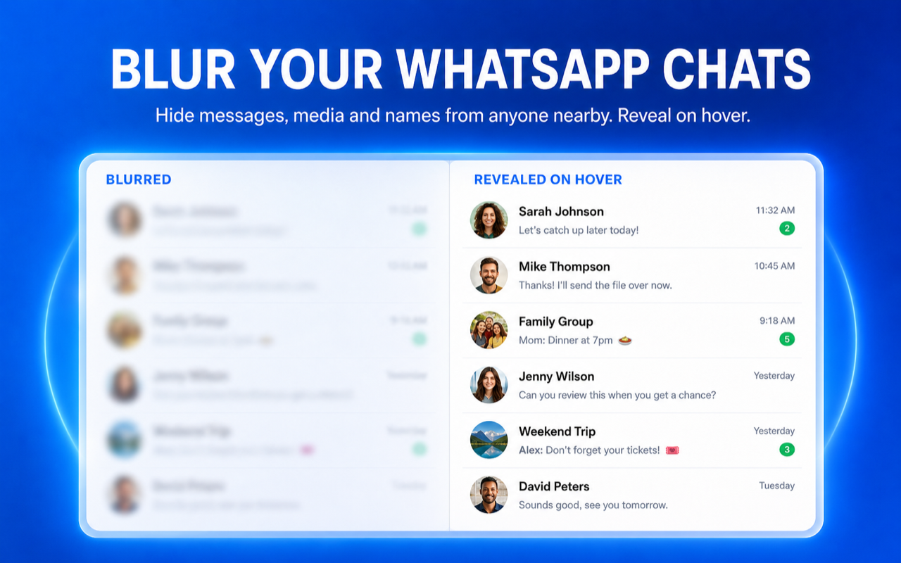 Privacy Extension for WhatsApp Web - 截图 3
