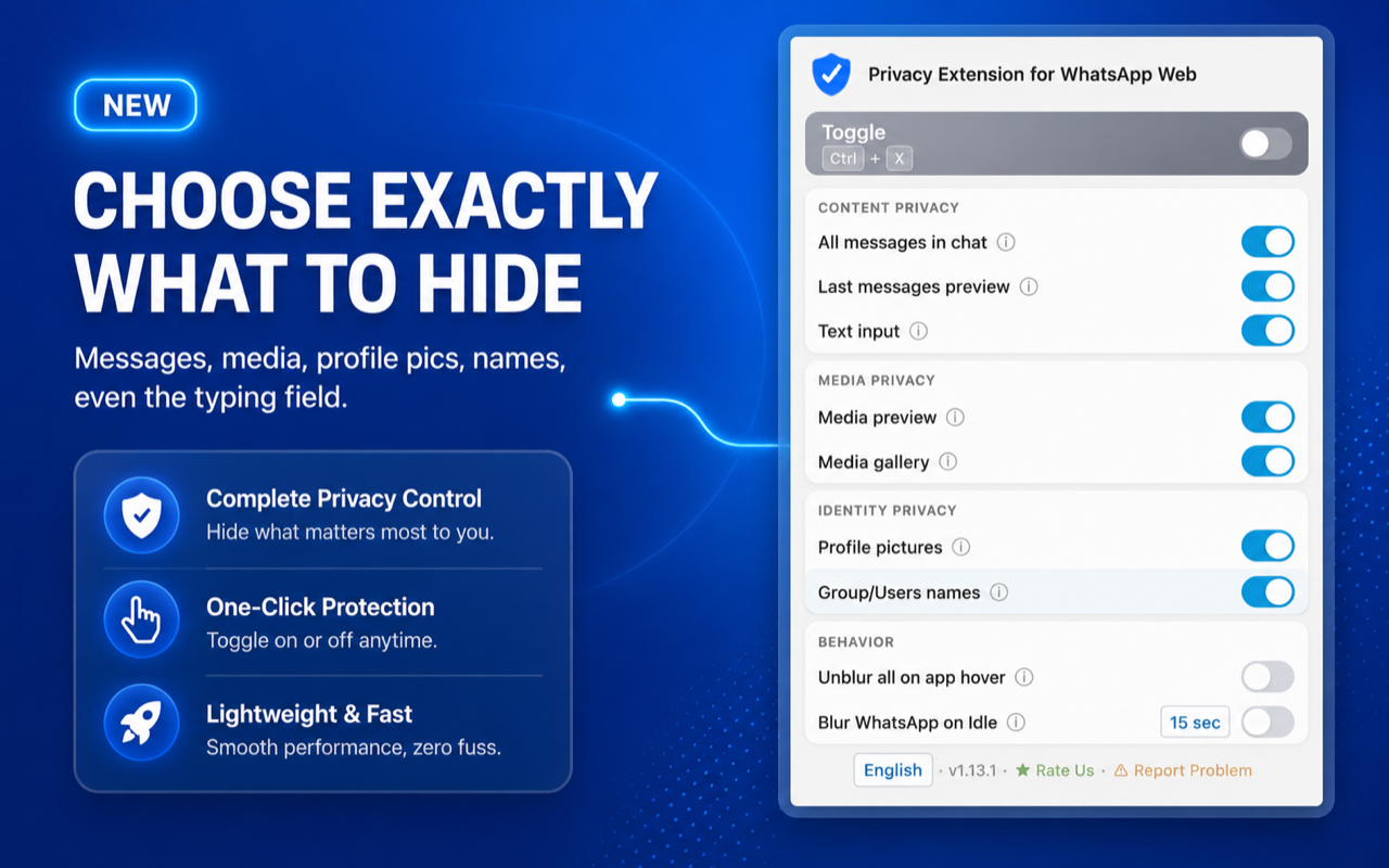 Privacy Extension for WhatsApp Web - 截图 4