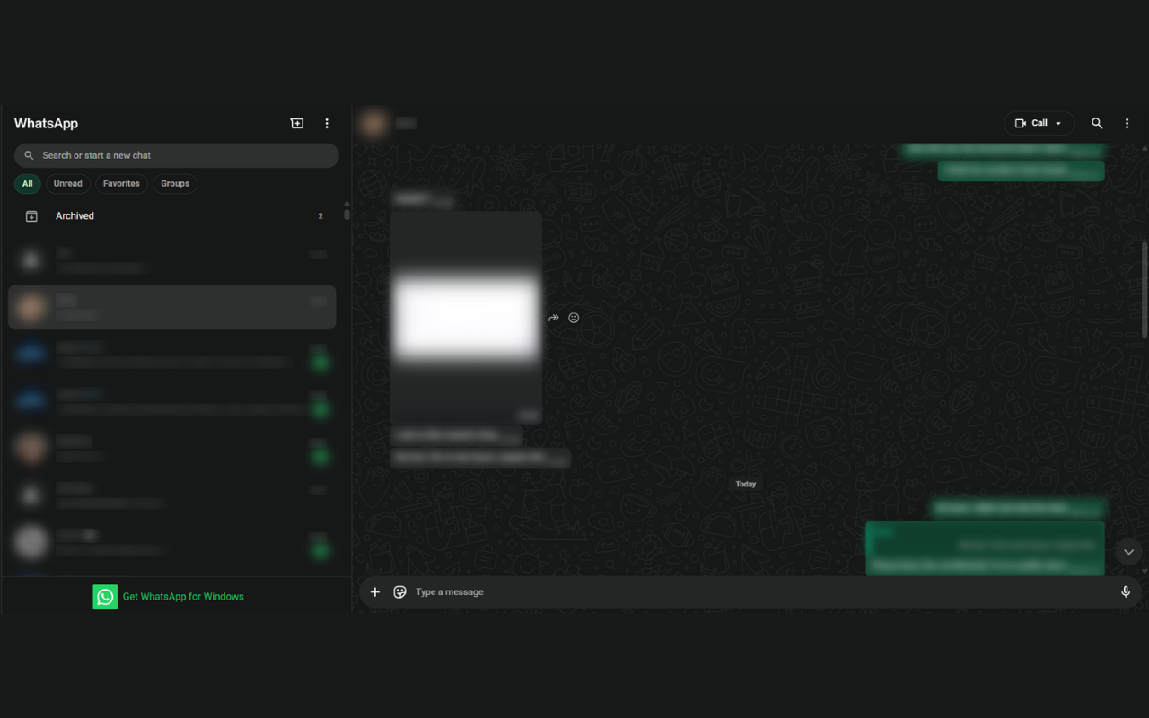 Privacy Blur for WhatsApp - 截图 1