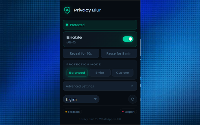 Privacy Blur for WhatsApp - 截图 2