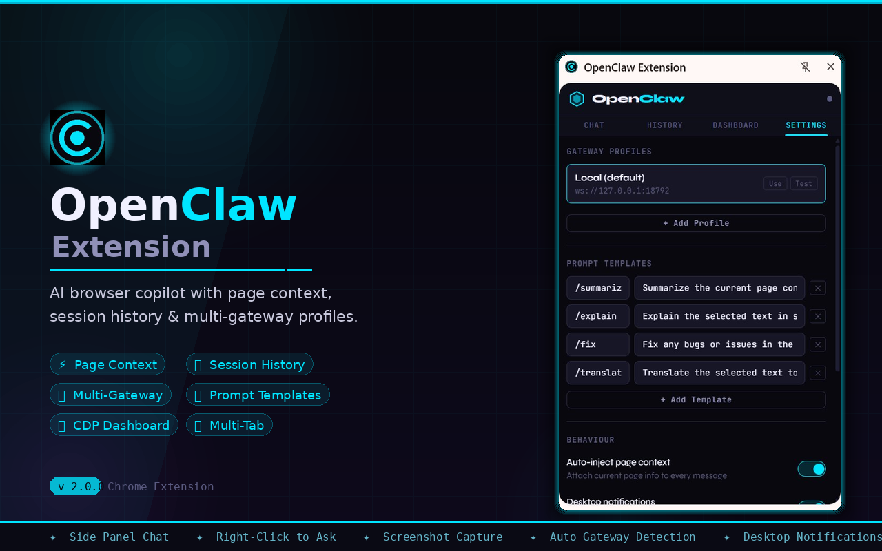 OpenClaw Extension - 截图 1