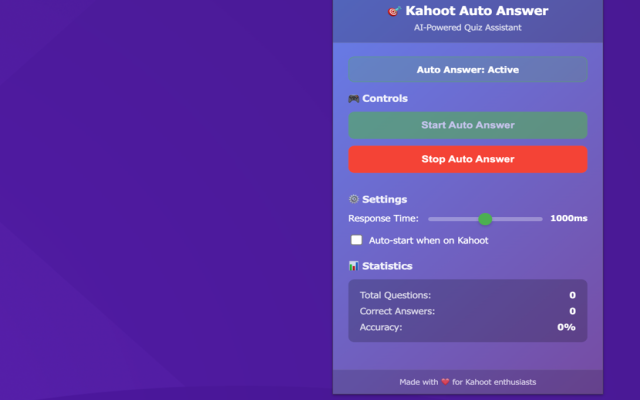 Kahoot Hacker Auto Answer - 截图 1