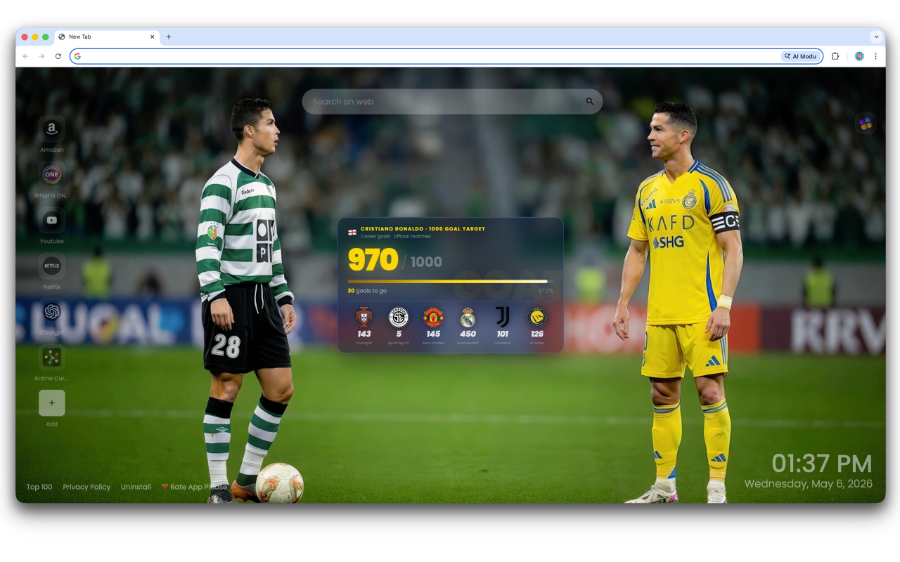 Cristiano Ronaldo — Road to 1000 Goals - 截图 1